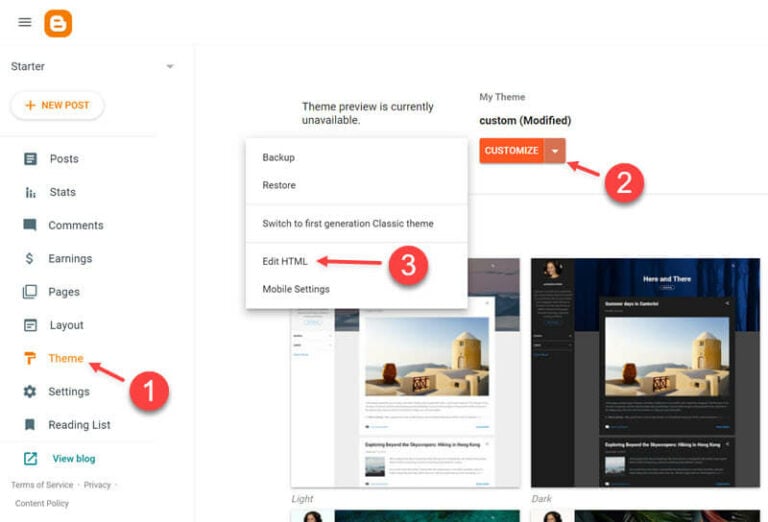 How To Install A Blogger Template