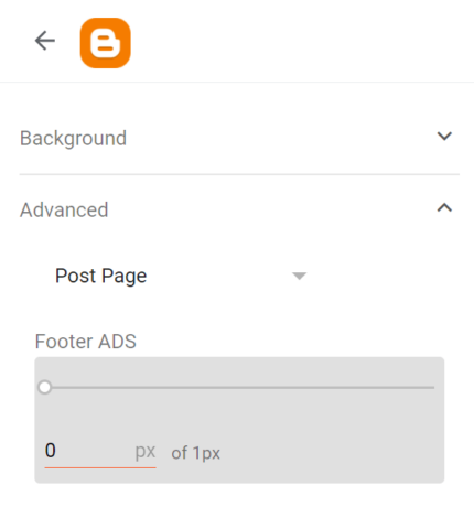 Footer Ads on Post Page