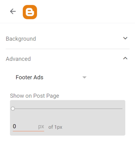 Footer Ads on Post Page