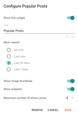Featured Slider by Popular