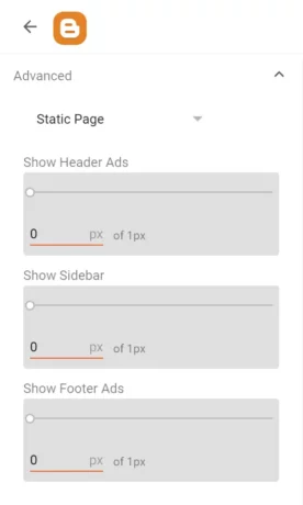 Static Page Ads